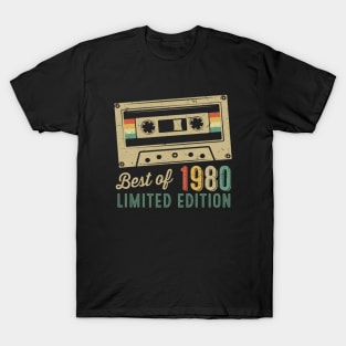 Best Of 1980 43th Birthday T-Shirt